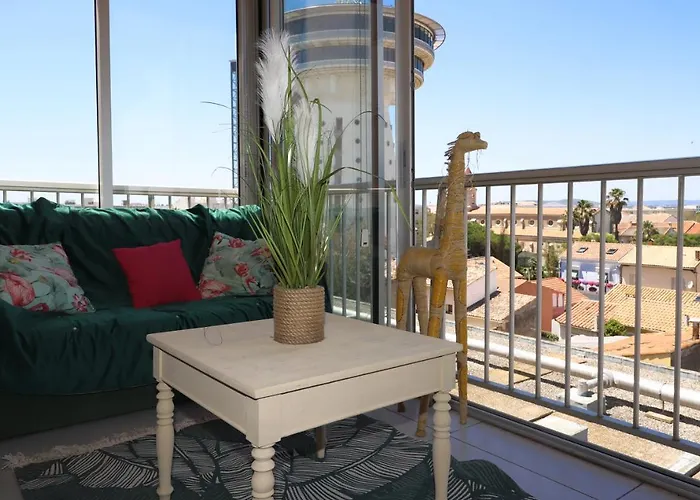 Face A La Mer Terrasse Ensoleillee &Loggia Panoramique-4 Personnes-
